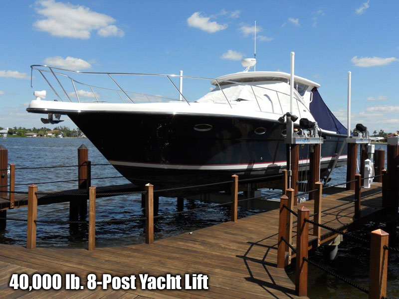 40,000 lb. 8-Post Yacht Lift